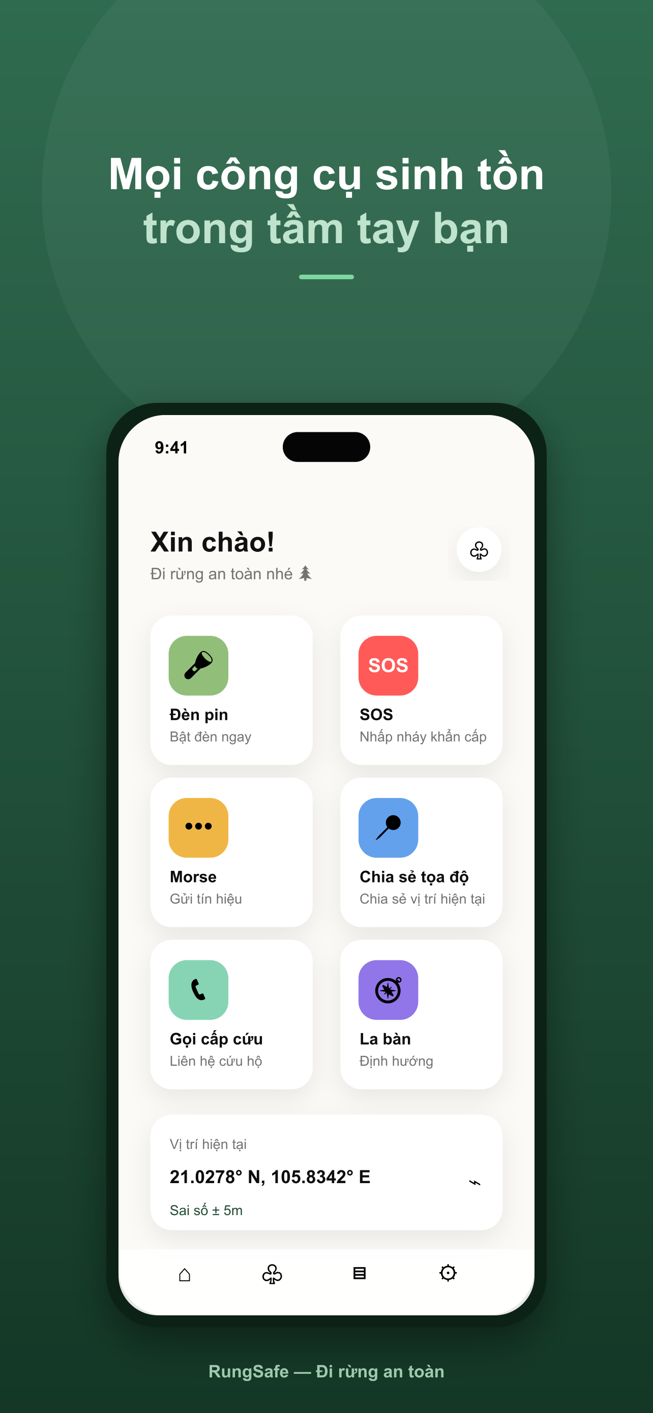 RungSafe — trang chủ