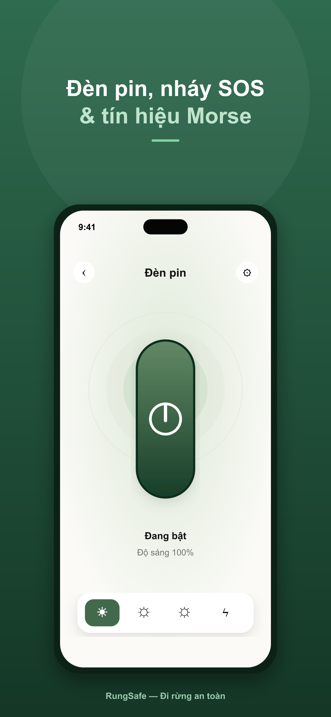 RungSafe — đèn pin